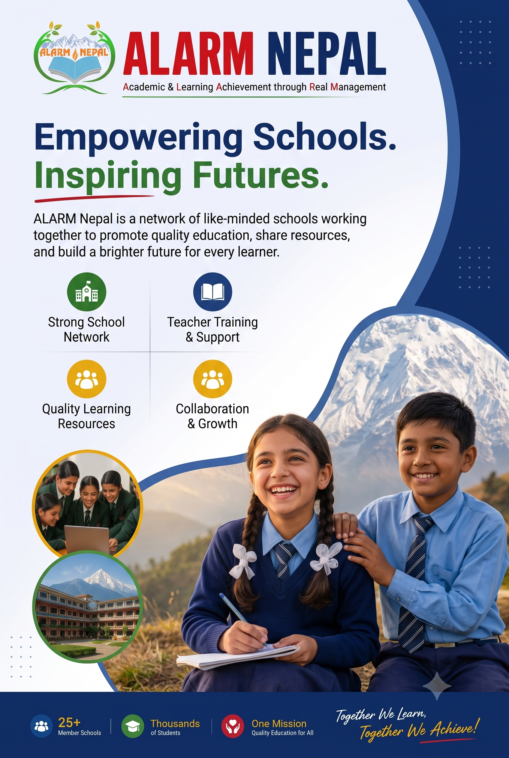 ALARM Nepal students and teachers